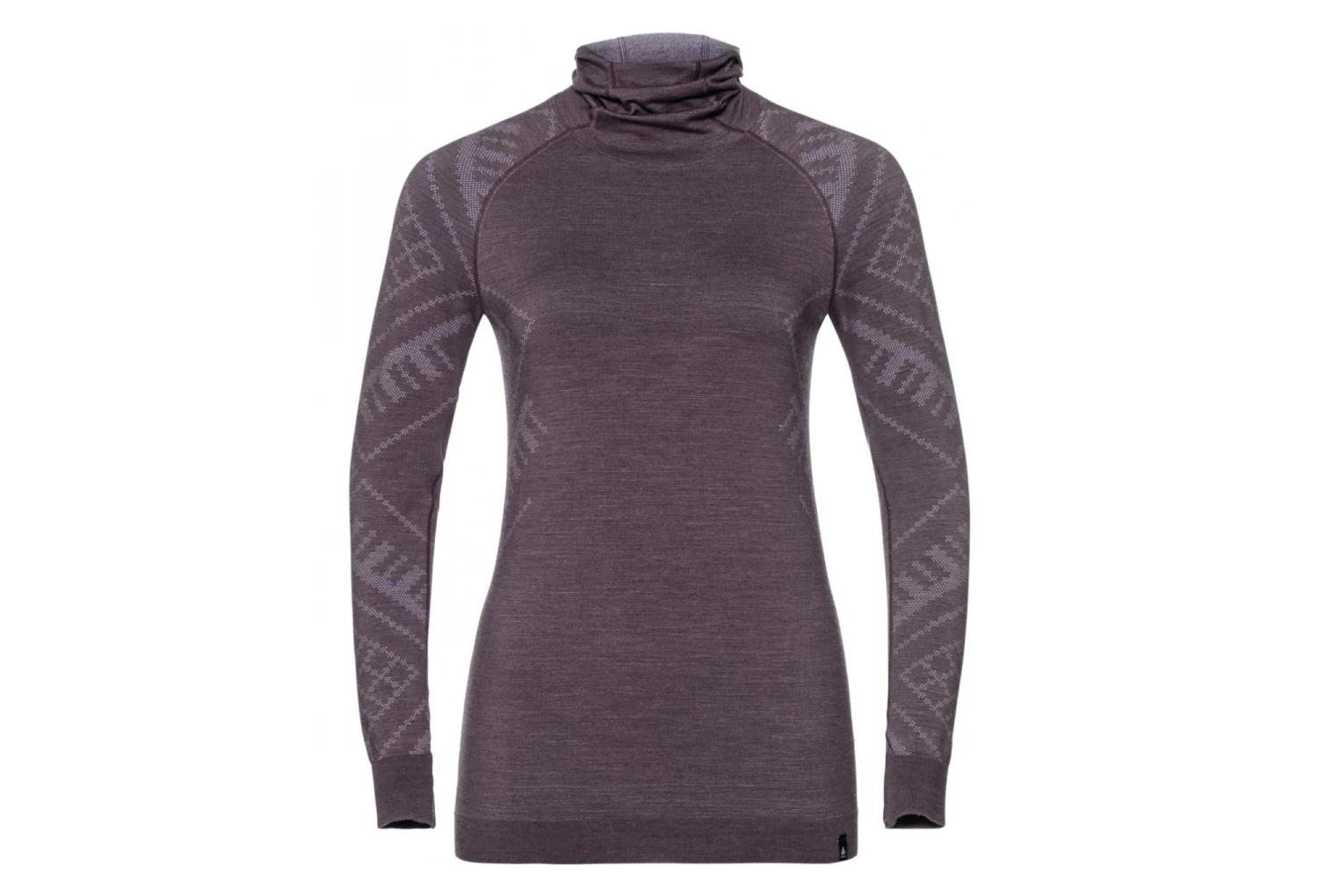 Odlo NATURAL Hooded Long Sleeve Top Women Purple 3 Odlo NATURAL Hooded Long Sleeve Top Women Purple