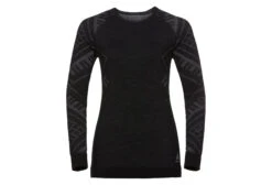 Odlo Long Sleeve T-shirt NATURAL Woman Black