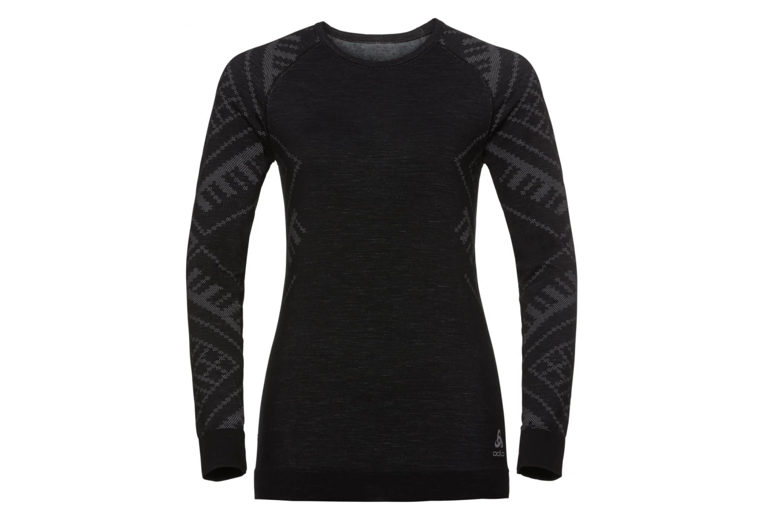 Odlo Long Sleeve T-shirt NATURAL Woman Black 3 Odlo Long Sleeve T-shirt NATURAL Woman Black