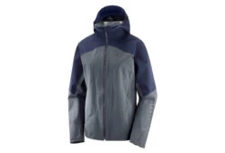 Salomon Outline Jacket Gray Blue Women