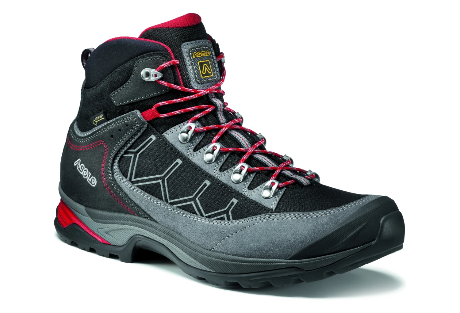 Asolo Falcon GV Gore-Tex Gray Red Men 3 Asolo Falcon GV Gore-Tex Gray Red Men