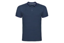 Short Sleeve Polo Shirt Odlo Nikko Dry Blue Man