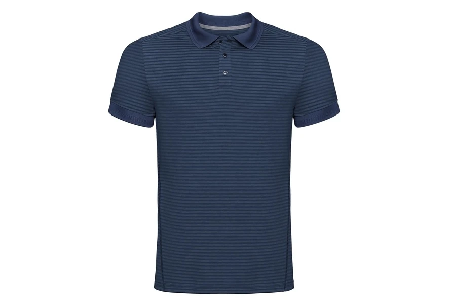 Short Sleeve Polo Shirt Odlo Nikko Dry Blue Man 3 Short Sleeve Polo Shirt Odlo Nikko Dry Blue Man