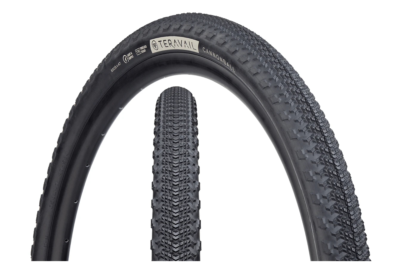 Teravail Cannonball 650b Gravel Tire Tubeless Ready Folding Light & Supple 6 Teravail Cannonball 650b Gravel Tire Tubeless Ready Folding Light & Supple - Image 4