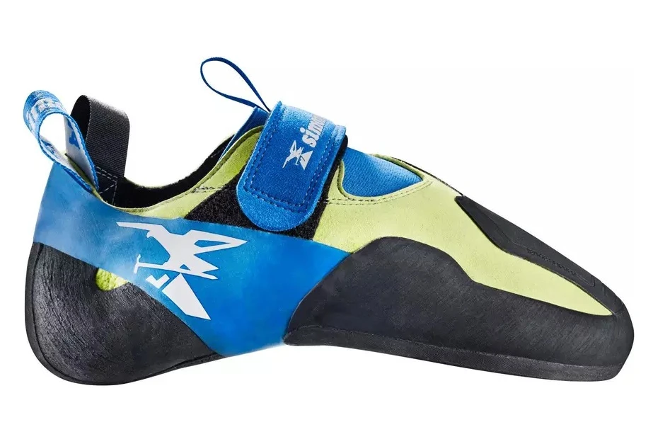 Climbing Shoes Simond Edge Slipper Blue Yellow 3 Climbing Shoes Simond Edge Slipper Blue Yellow