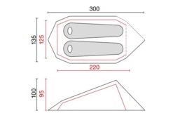 Camp Minima 2 SL Tent Blue -Cool Outdoor 16634555f59d9d46edeb5.30775645