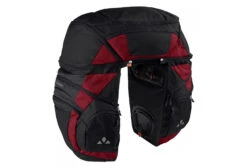 Vaude Karakorum Pro Triple Luggage Carrier Bag Black / Carmine