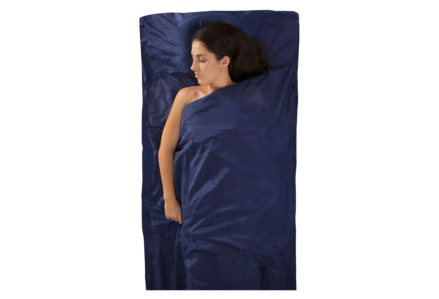 Sea To Summit Traveler Pillow Insert Silk Cotton Bag Sheet Blue 4 Sea To Summit Traveler Pillow Insert Silk Cotton Bag Sheet Blue - Image 2