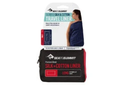 Sea To Summit Rectangular Blue Silk Cotton Bag Sheet