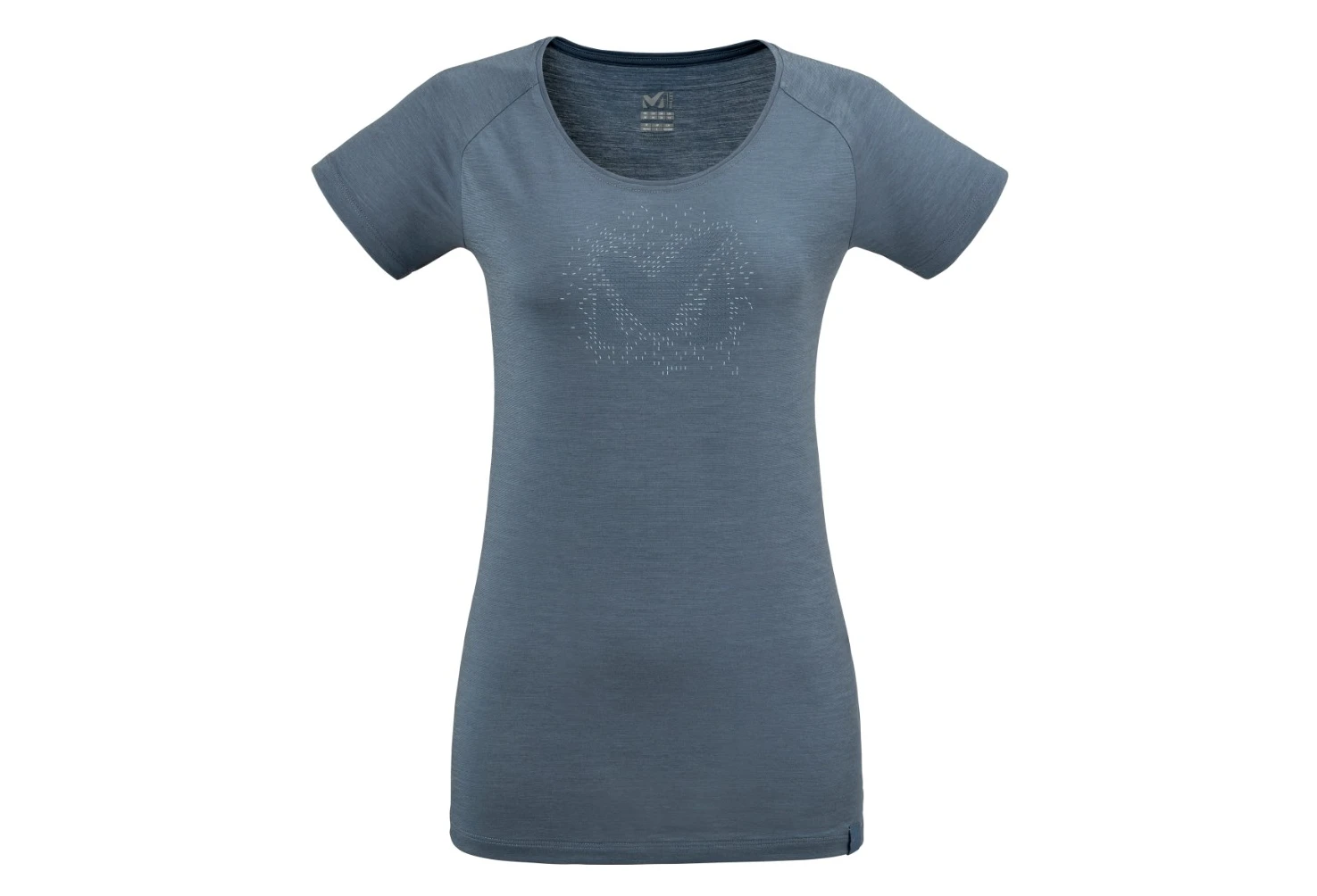 Millet Density Gray Tee Shirt Women 3 Millet Density Gray Tee Shirt Women