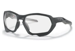 Oakley Plazma Matte Carbon / Clear To Black Iridium Photochromic Sunglasses / Ref.OO9019-0559