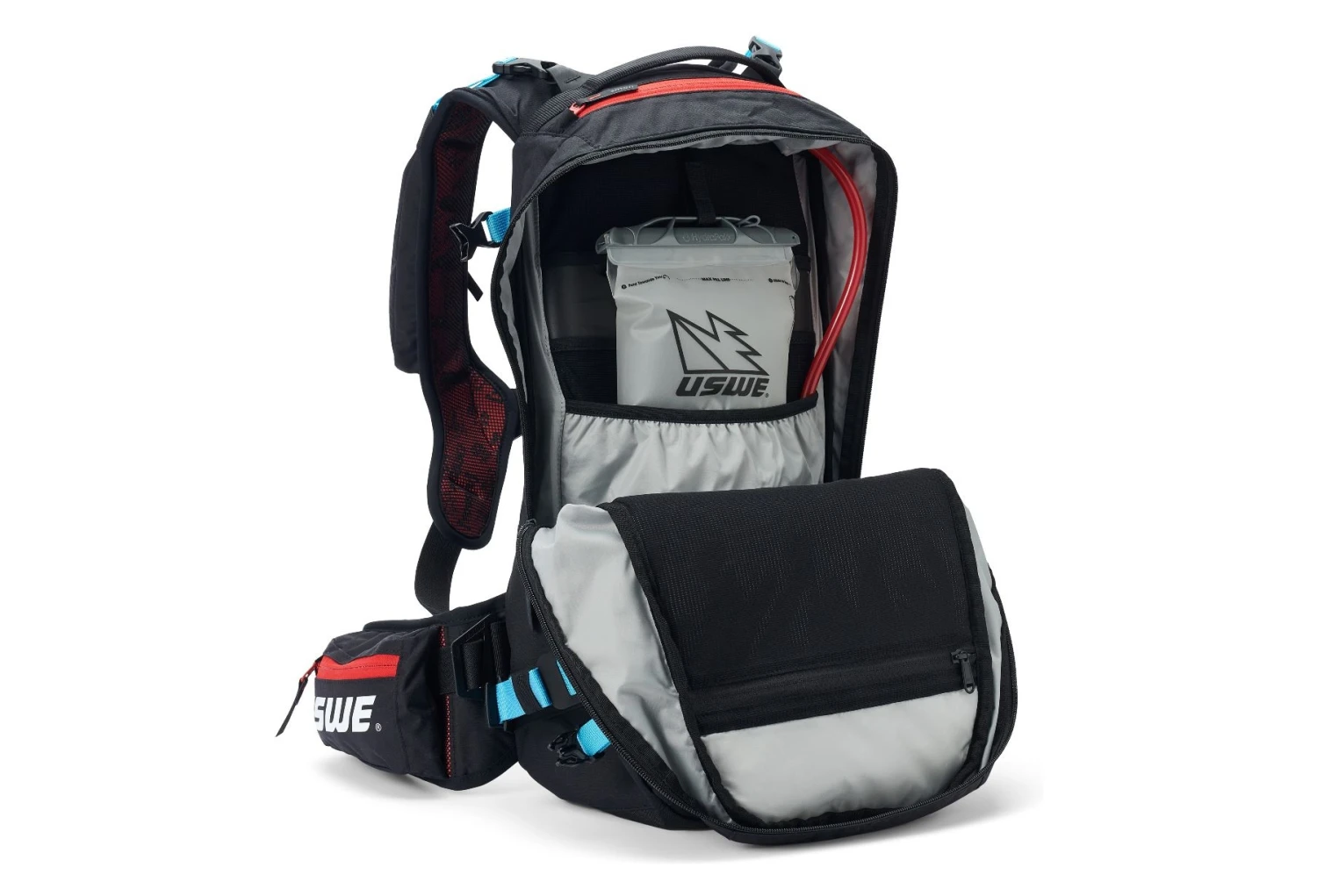 USWE Backpack With Back Protector / Pow 25 Black 5 USWE Backpack With Back Protector / Pow 25 Black - Image 3