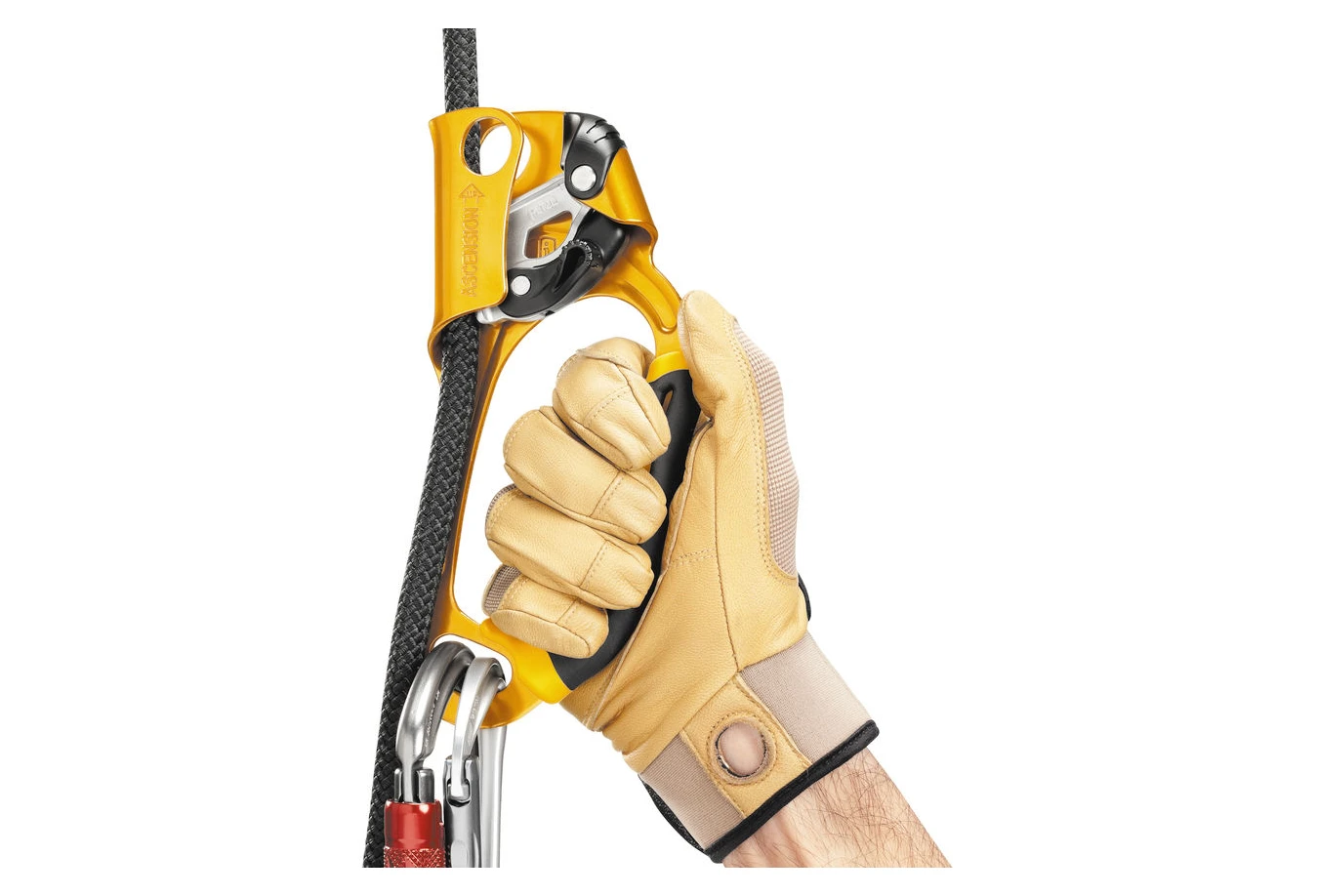 Petzl Ascension Right Hand Gripper Yellow 4 Petzl Ascension Right Hand Gripper Yellow - Image 2