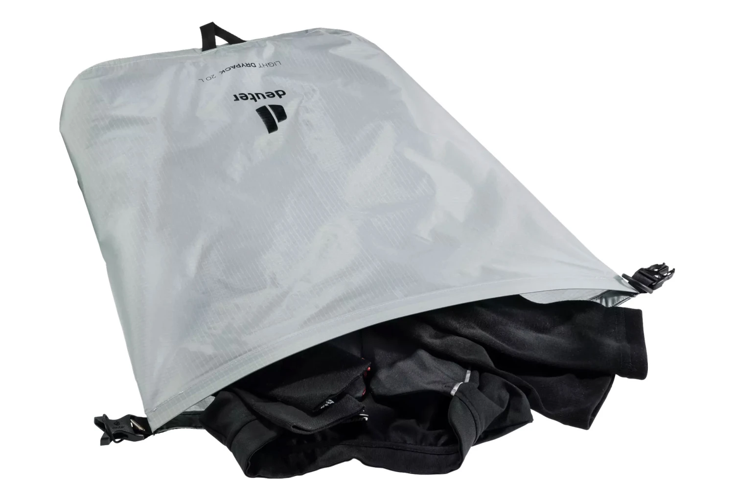 Deuter Light Drypack 20L Pack Sack Tin Grey 4 Deuter Light Drypack 20L Pack Sack Tin Grey - Image 2