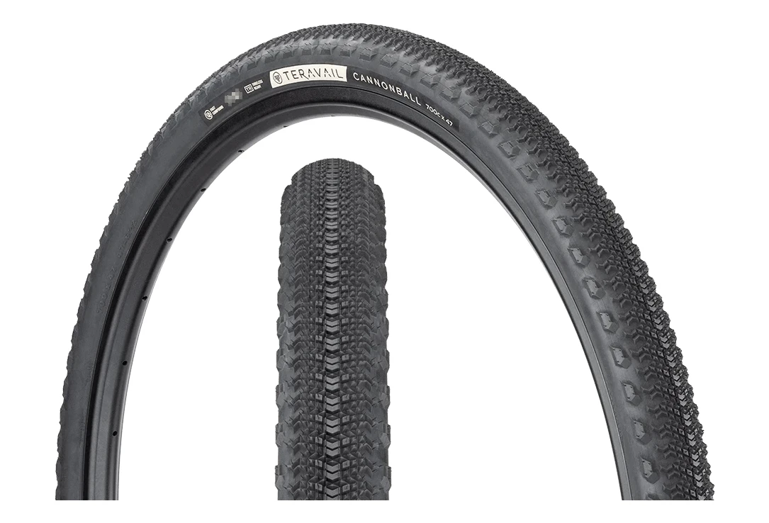 Teravail Cannonball 700 Mm Gravel Tire Tubeless Ready Foldable Durable Bead-to-Bead 4 Teravail Cannonball 700 Mm Gravel Tire Tubeless Ready Foldable Durable Bead-to-Bead - Image 2