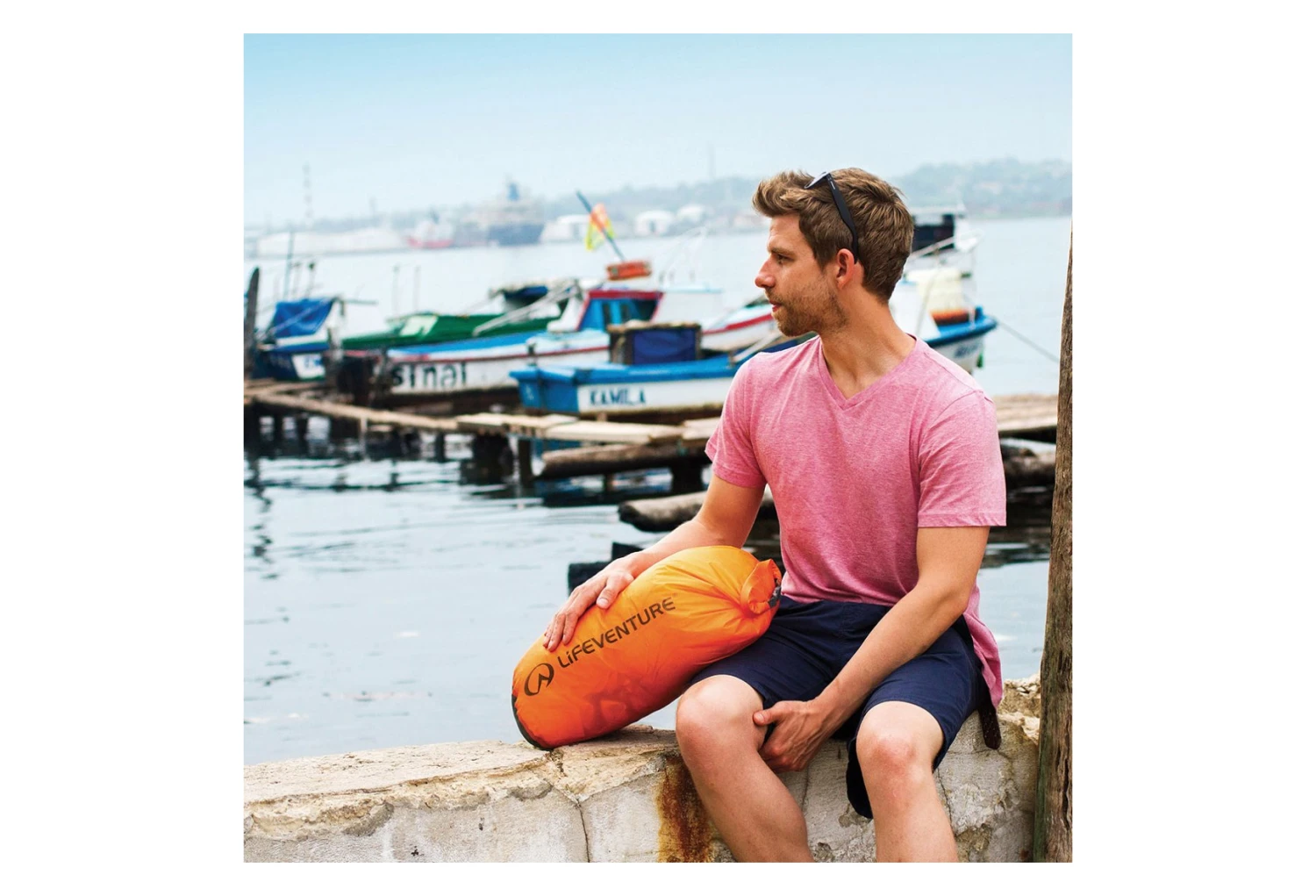 Lifeventure Ultralight Dry Bag 15L Orange 4 Lifeventure Ultralight Dry Bag 15L Orange - Image 2