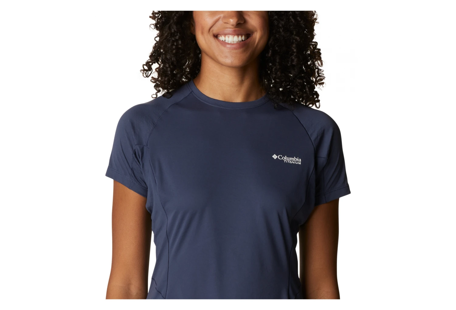 Women's Columbia W Titan Pass Ice Blue T-Shirt 6 Women's Columbia W Titan Pass Ice Blue T-Shirt - Image 4
