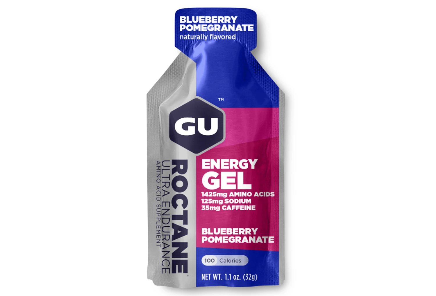 GU Energy Gel ROCTANE Blueberry Pomegranate 32g 3 GU Energy Gel ROCTANE Blueberry Pomegranate 32g