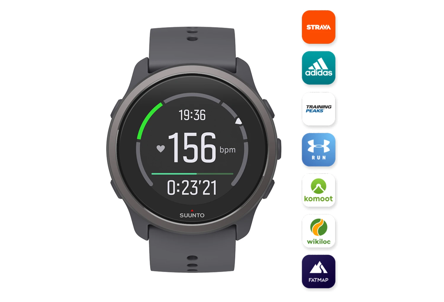 Suunto 5 Peak Sport Watch Black Dark Heather 7 Suunto 5 Peak Sport Watch Black Dark Heather - Image 5