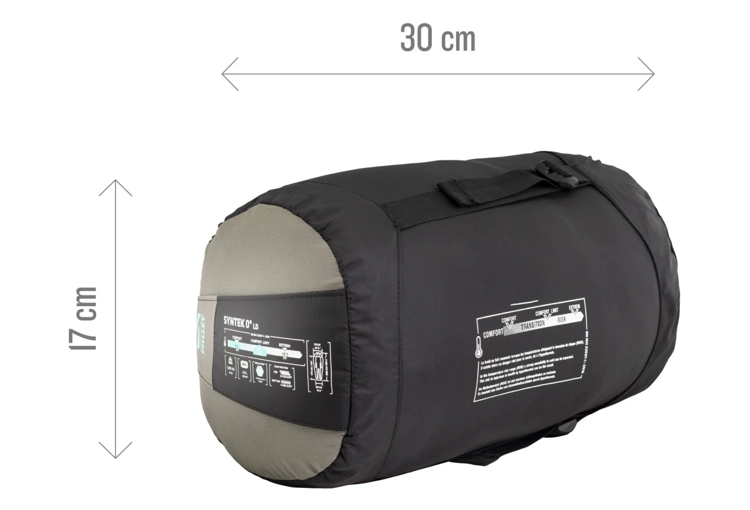 Millet Syntek 0° Reg D Sleeping Bag Grey Orange 5 Millet Syntek 0° Reg D Sleeping Bag Grey Orange - Image 3